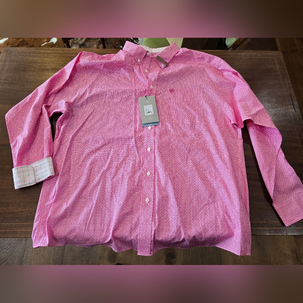Men's Ariat XXL Button Down Long Sleeve Shirt